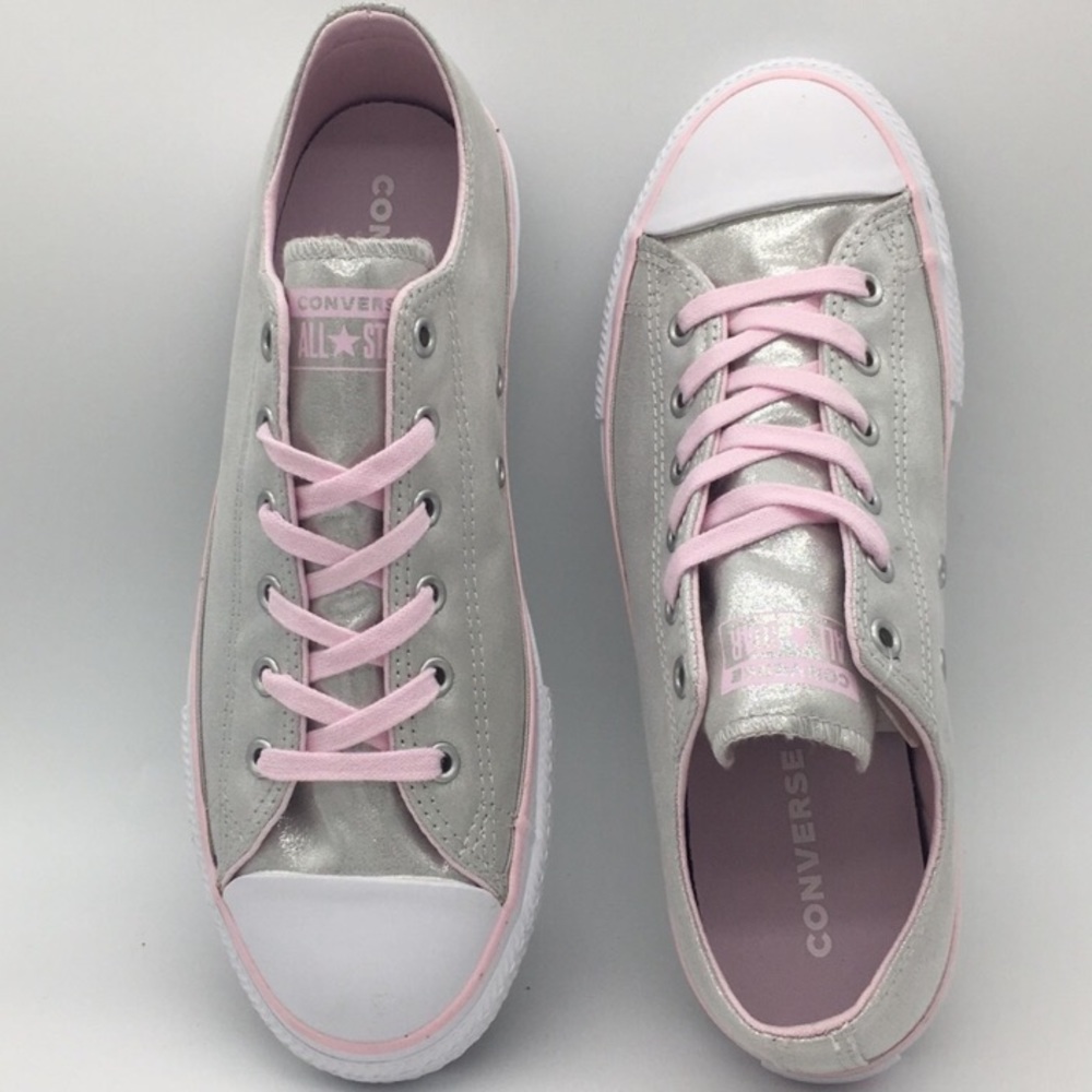 CONVERSE CTAS OX mouse/pink foam/white